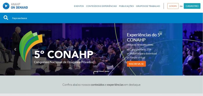 Anahp On Demand é a nova plataforma online da Associação