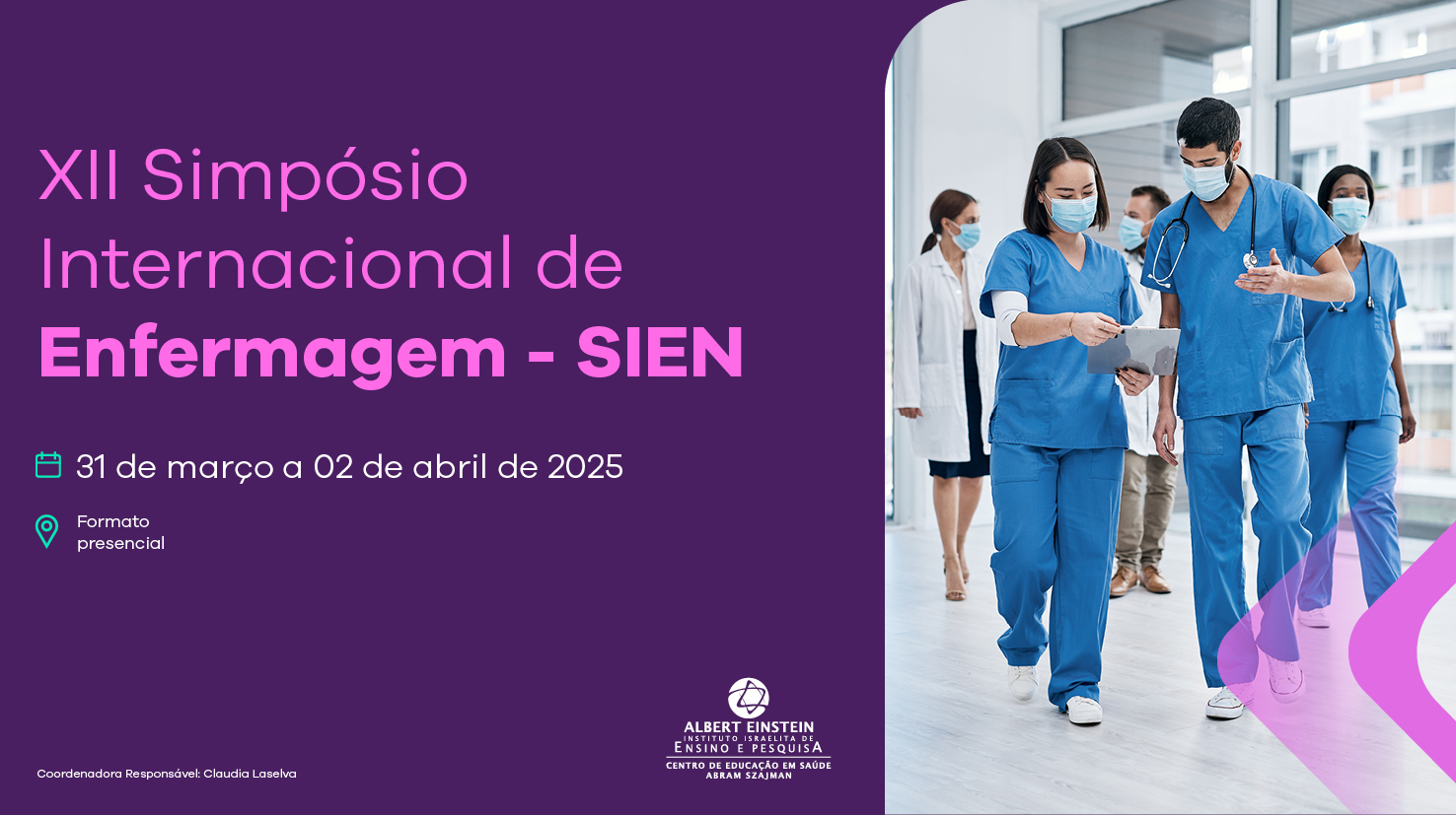 Anahp Apoia | XII Simpósio Internacional de Enfermagem do Einstein