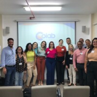 Representantes da diretoria, da equipe de Qualidade, gerentes e coordenadores das principais áreas assistenciais do Hospital São Lucas Copacabana se reuniram em apresentação do Colab Anahp Colab no Hospital São Lucas Copacabana