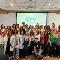 Equipe da Casa de Saúde São José reunida para apresentação do Colab Anahp Colab na Casa de Saúde São José