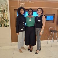 Erika Santos (Anahp), Lucimar (Samaritano Botafogo) e Erika Souza (Anahp)